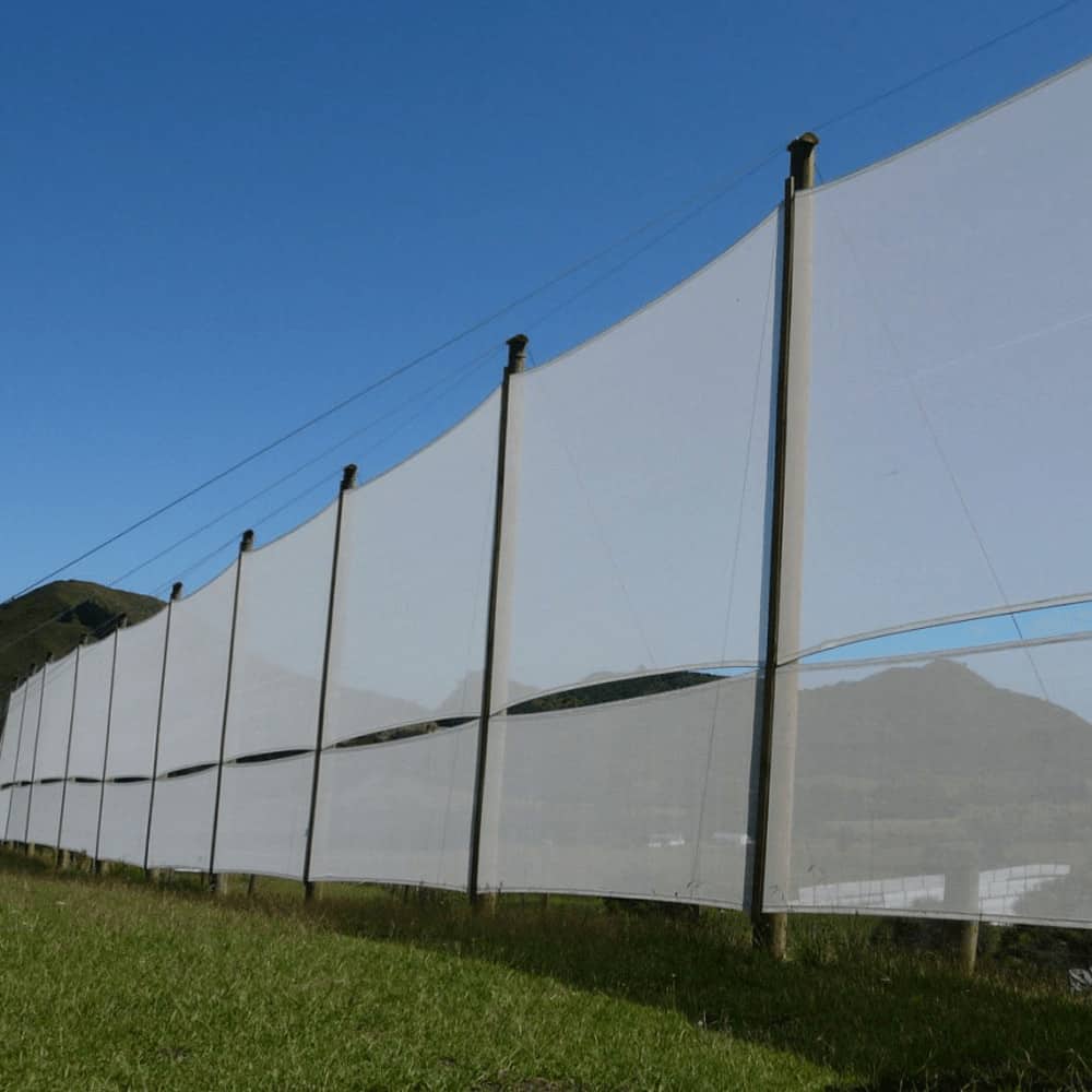 Windbreak Netting for Crop Wind Protection