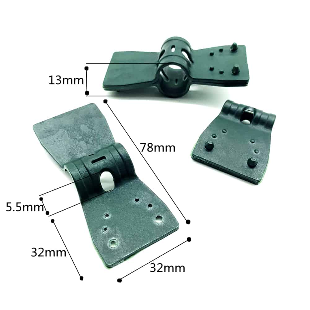 size butterfly clips