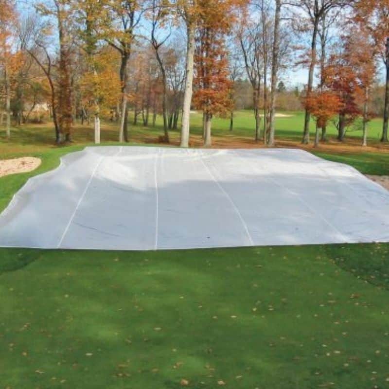 winter lawn cover