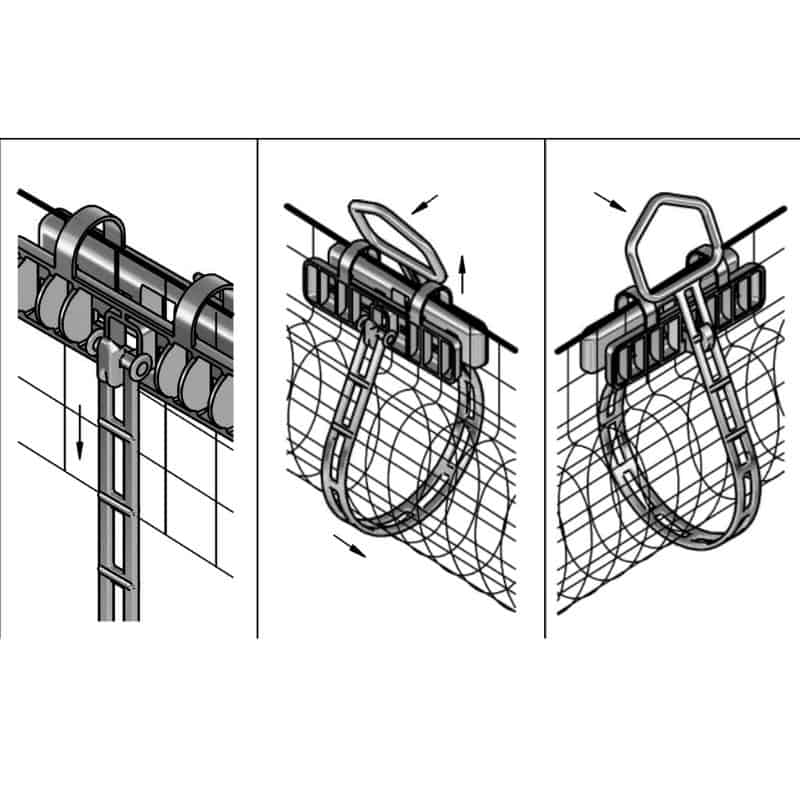 clips for top wire assemble with winterfix