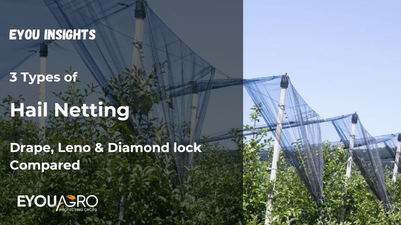 3 types of hail netting compared