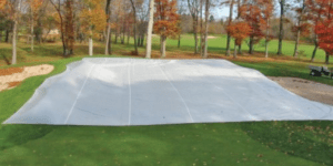 winter golf green covers