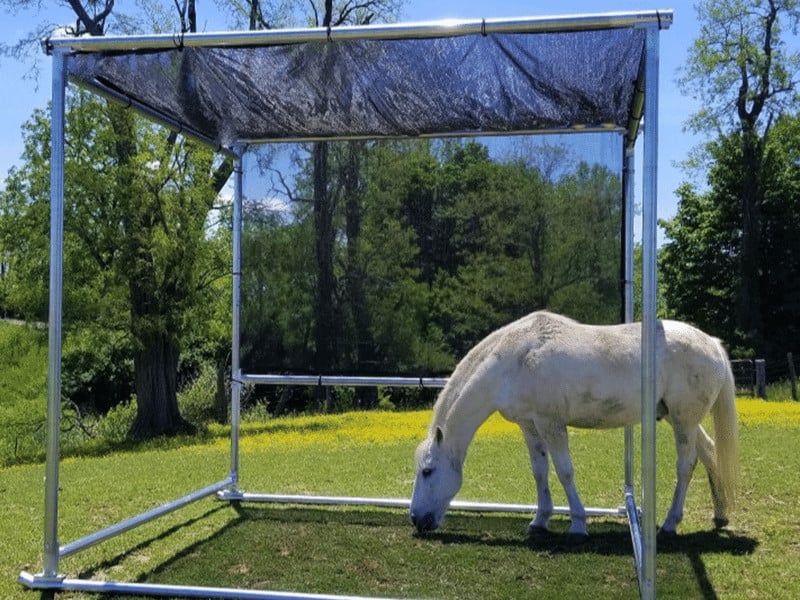 ombrage pour hangars à chevaux