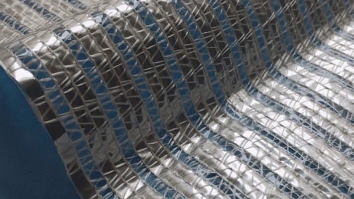 aluminet shade cloth inside