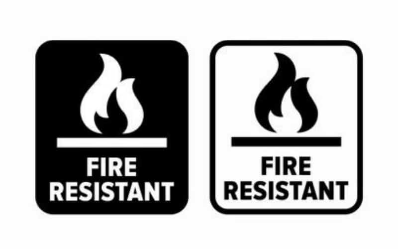 certificado resistente ao fogo