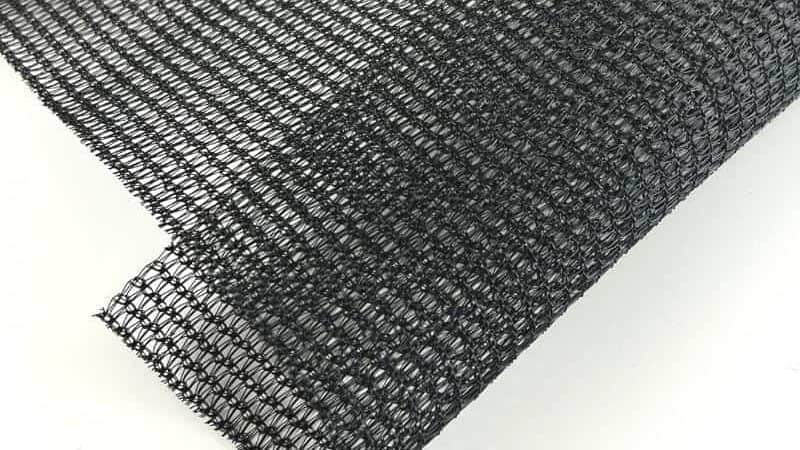 black 60 raschel shade netting