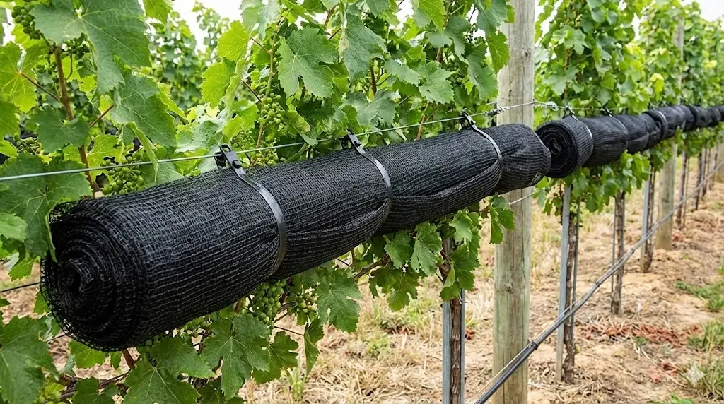 Rete laterale pieghevole per lo stoccaggio sul campo