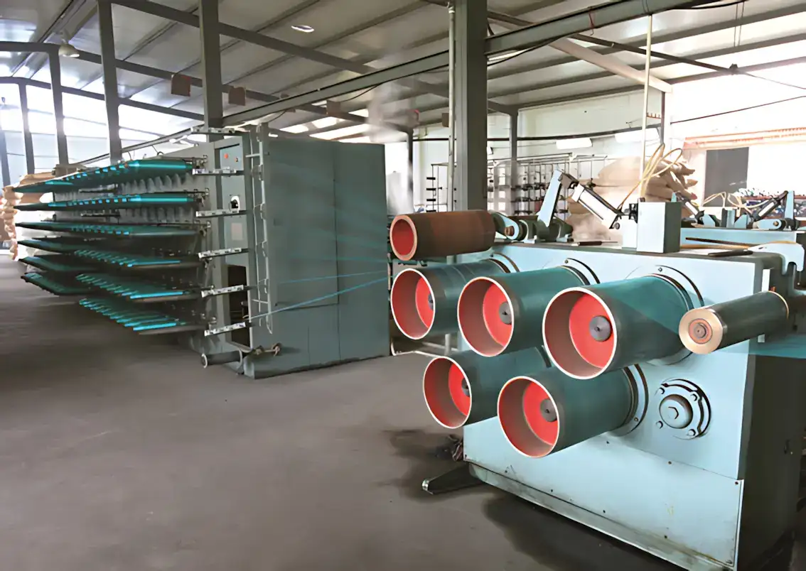 Monofilament extrusion line on the EyouAgro factory floor