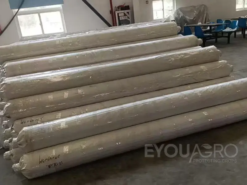 rolls of greenhouse screens