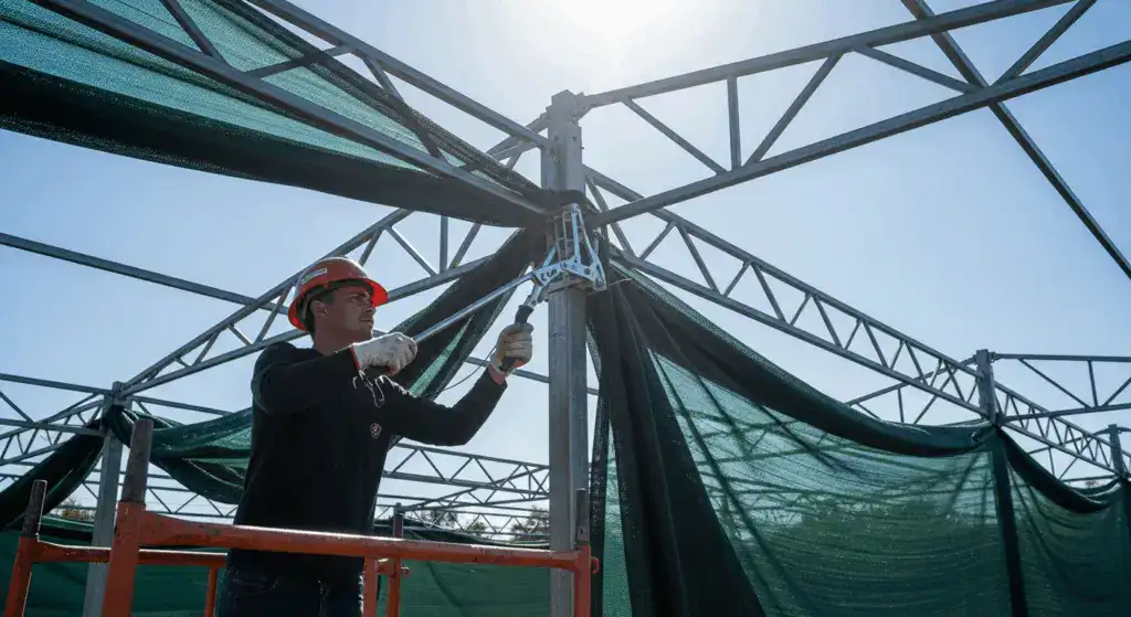 installatie schaduwstructuur