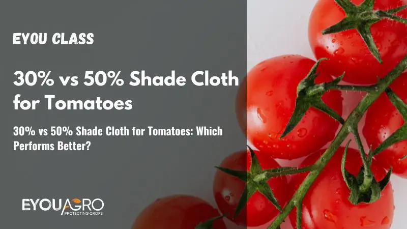 tomato shade 30% vs. 50%