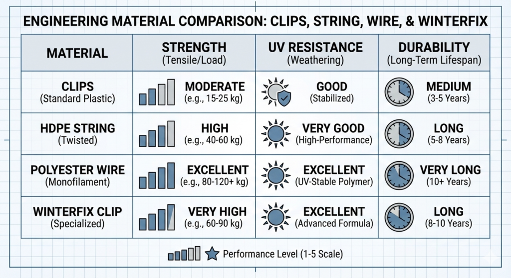 tabella comparativa degli accessori