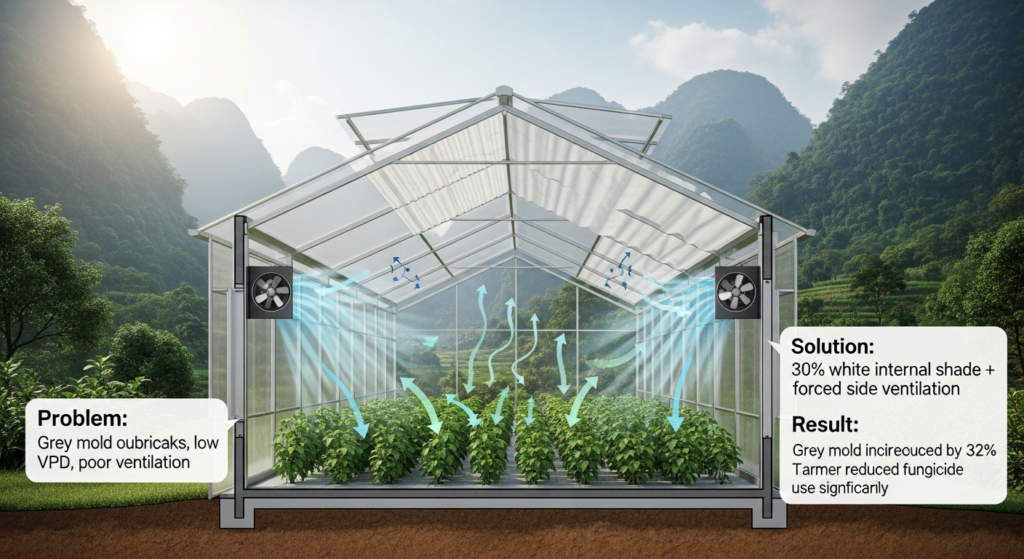 vietnam mountain valley greenhouse