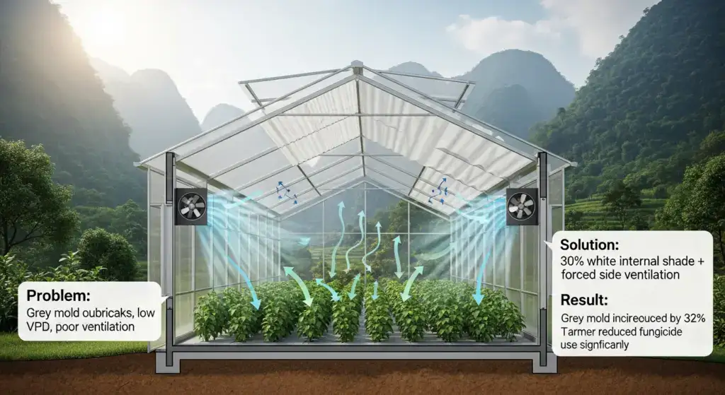 vietnam mountain valley greenhouse