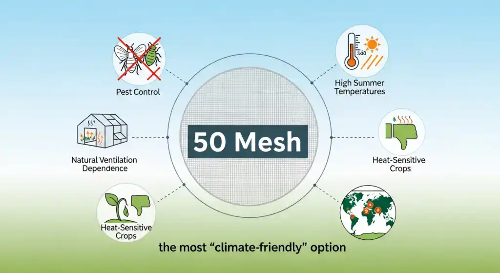 choose 50 mesh