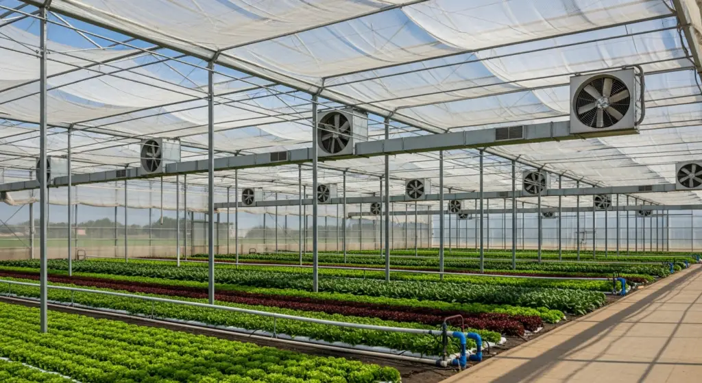 rete anti-insetti per serre