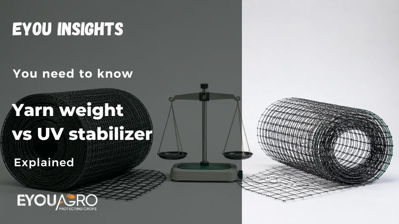 Why More UV Stabilizer Can’t Save a Thin (Low-GSM) Net
