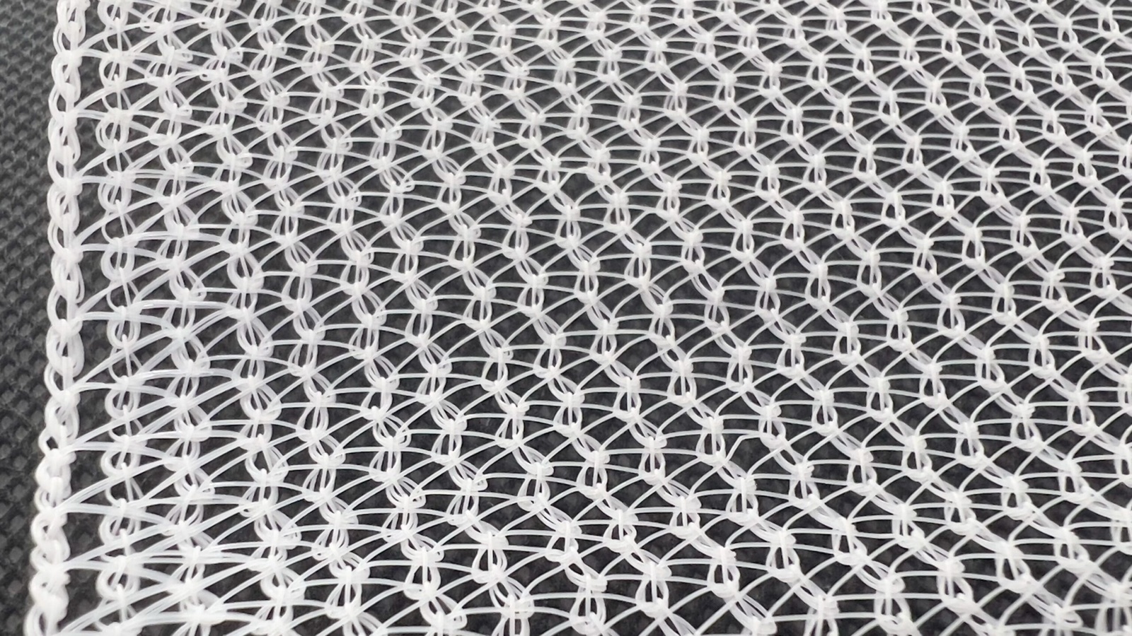 White shade cloth fabric